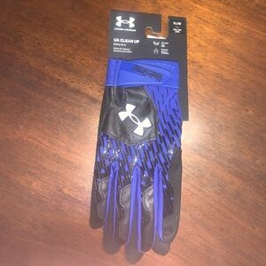 Under Armour Youth UA Clean Up Baseball Softball Batting Gloves YL/JG New